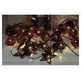Rattan Ball & Star String Lights