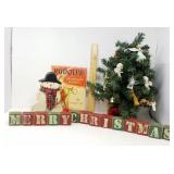 Christmas Tree-Snowman-Blocks-Rudolph Book