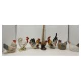 Hen & Rooster Figurines