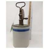 A & J Butter Churn Crock