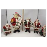 (5) Santa Figures