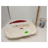 Santa Cookie Plate & Cup