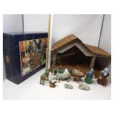 Lang & Wise 1st Addition - Nativity Set w/Creche