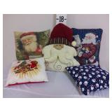 (5) Santa Pillows