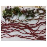 (7) Garlands, (10) Sprigs & (1) Small Wreath