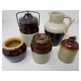 Small Vintage Crocks & Jugs