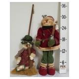 (2) Decorative Snowmen