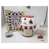 Candle Lamp, Noritake 1975 China Bell & Basket