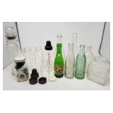 Vintage Bottles, Baby Bottles, Glass Rolling Pin