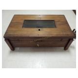 Large Antique Egg Incubator Coffee Table