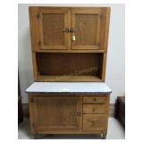Antique Oak Kitchen Cupboard