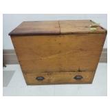 Primitive Store  Pine Storage Box w/Drawer