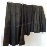 (3) Black Vintage Skirts