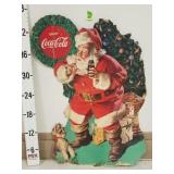 Coke Santa Cardboard Display