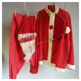 Vintage Handmade Santa Suit