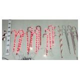 (24) Candy Canes- (12) Lighted-2 Not Working &