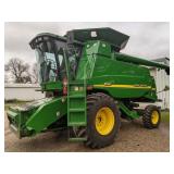 1999 John Deere 9550 combine,