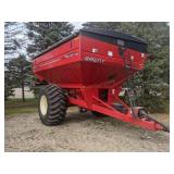 2011 Brent 782 grain cart, red