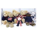 Patriotic Teddy Bears - DanDee, Ty & Beanpals