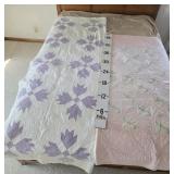 (2) Hand Stitched Quilts As-Is