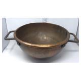 Vintage Hammered Copper Candy Kettle