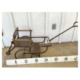 Antique Metal Childï¿½s Stroller