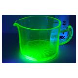 Uranium Glass Creamer