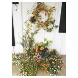Spring Floral Picks and Wreaths