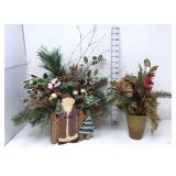 (2) Christmas Greenery Decorations