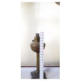 Antique Brass Victorian Banquet Oil Lamp