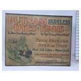 Putnam Fadeless Dyes-Tints Store Display