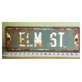 (2) Elm Street Signs