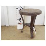 Vintage Metal Milking Stool