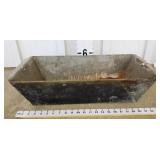 Vintage Galvanized Metal Trough