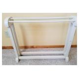 White Quilt Rack
