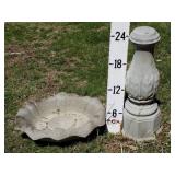 Concrete Bird Bath