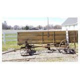 Steel Wheeled Farm Wagon - No Floor