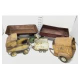 Vintage Metal Toys & Wagons-As Is