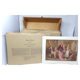 Wooden File w/Historical Prints