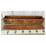 Antique Christmas Tree Wooden Box