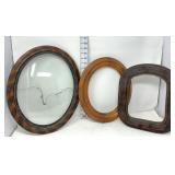 (3) Antique Wooden Frames