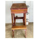 Primitive Red Stool