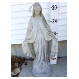 Concrete Virgin Mary Garden Statue