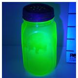 Uranium Glass Shaker Jar