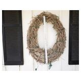 Large Oval Grapevine Wreath