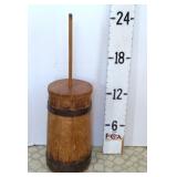 Wooden Butter Churn w/Plunger