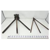 (2) Wooden Wall Mount Drying Racks