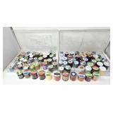 (2) Containers w/Assortment of Thread