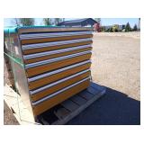 CTech 7 drawer storage unit, 34'w x 18'Dx36'T, Tax