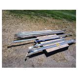Scaffold cross braces & safety rails